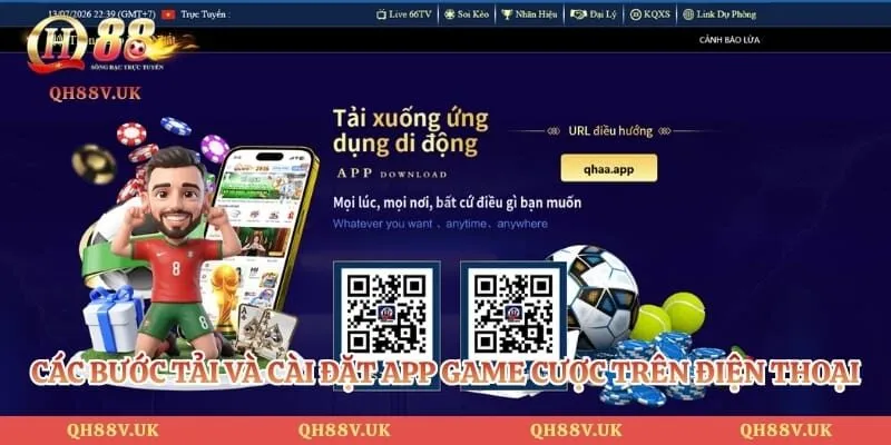 QH88 UK | TRANG CHỦ QH88.COM UY TÍN CÓ LINK +100K MỚI 83 Các bước tải và cài đặt app game cược trên điện thoại