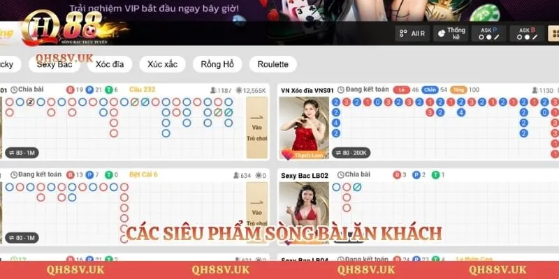 Casino QH88 3 Các siêu phẩm sòng bài ăn khách