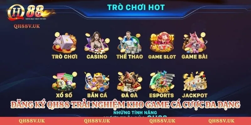 Đăng Ký QH88 - Hướng Dẫn 3 Bước Tạo Tài Khoản Nhanh Chóng 5 Đăng ký QH88 trải nghiệm kho game cá cược đa dạng