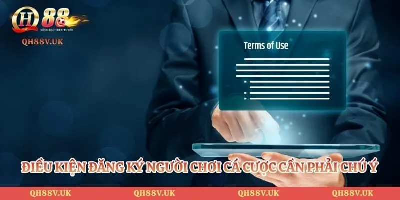 Đăng Ký QH88 - Hướng Dẫn 3 Bước Tạo Tài Khoản Nhanh Chóng 4 Điều kiện đăng ký người chơi cá cược cần phải chú ý